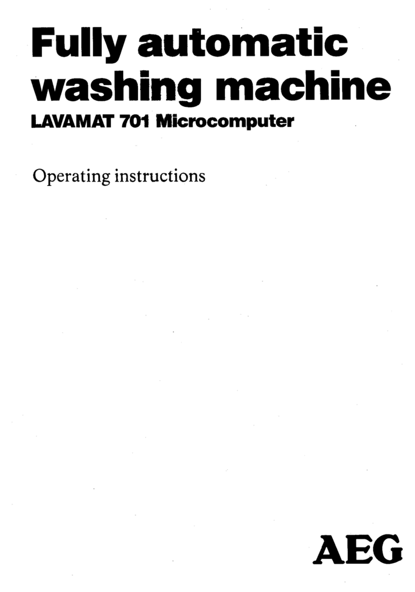 AEG Lavamat 701 Microcomputer operating instructions AEG Lavamat 701 Microcomputer operating instructions