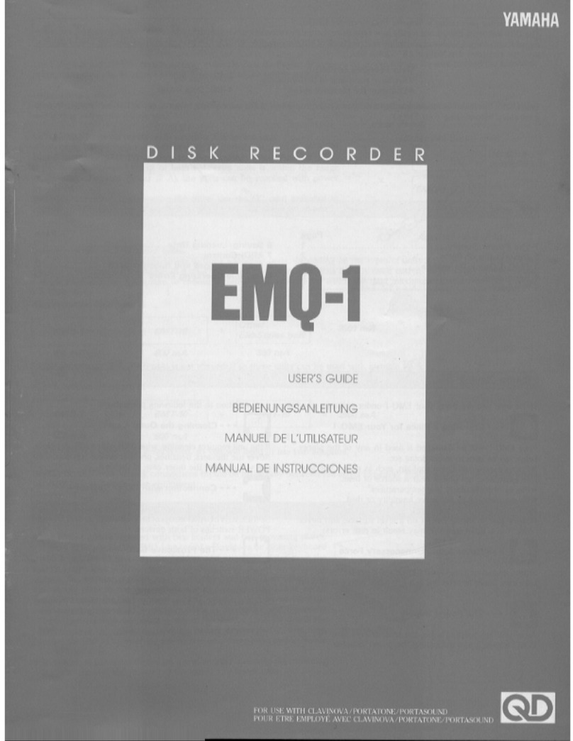 Yamaha EMQ-1 User manual