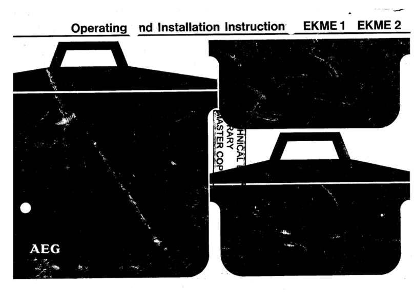 AEG EKME 1 User manual
