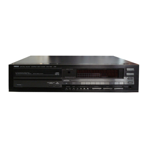 Yamaha CDX-920 User manual Yamaha CDX-920 User manual