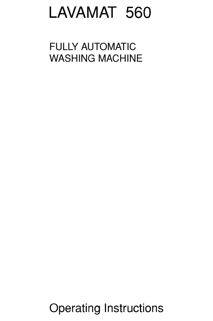 AEG Lavamat 560 operating instructions