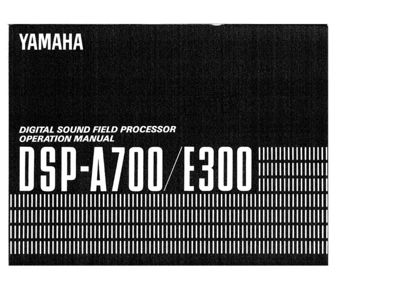 Yamaha DSP-A700 Operation manual