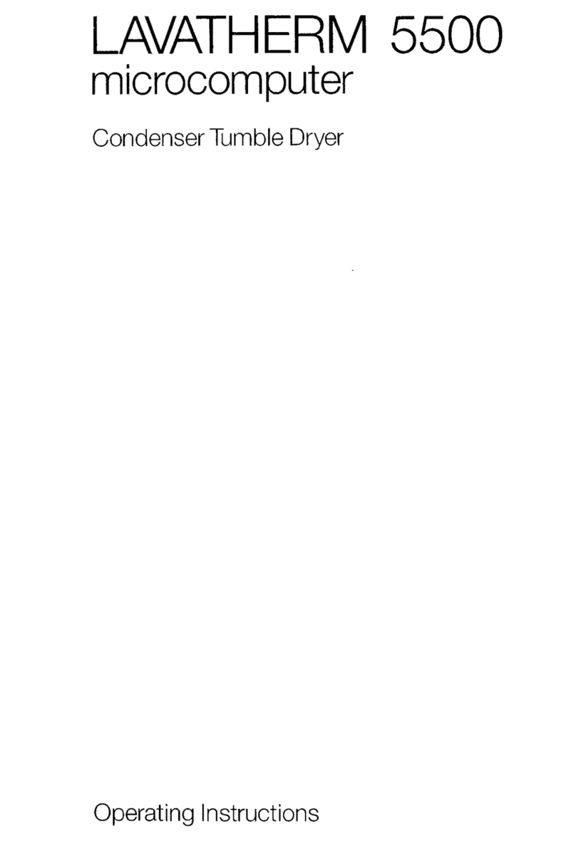 AEG Lavatherm 5500 microcomputer User manual