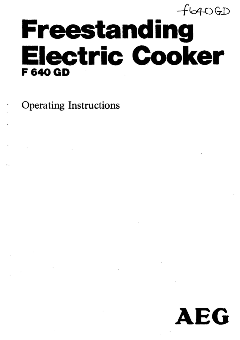 AEG F 640 GD User manual AEG F 640 GD User manual