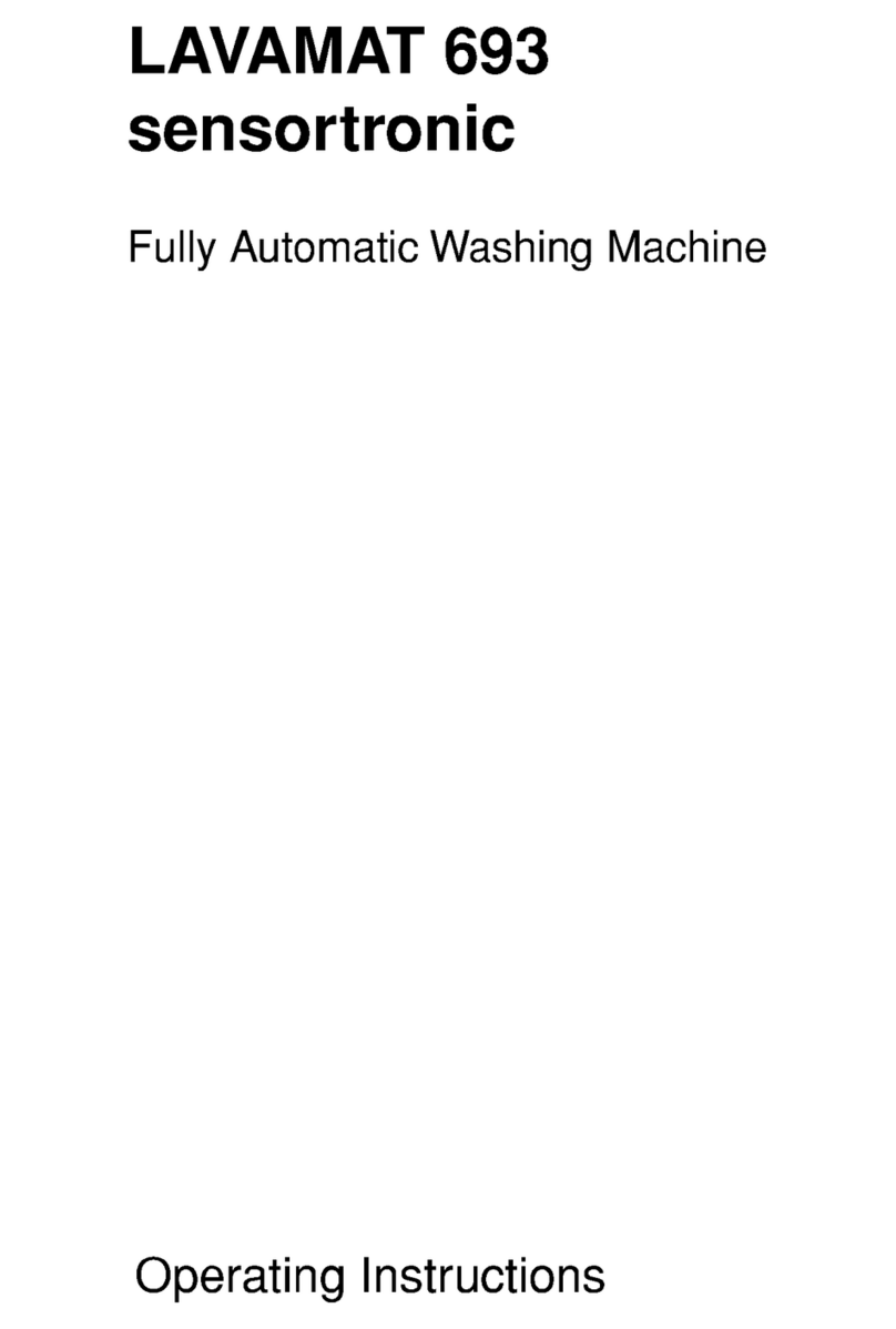 AEG Lavamat 693 sensotronic User manual
