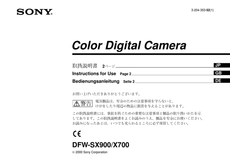 Sony DFW-SX900 User manual