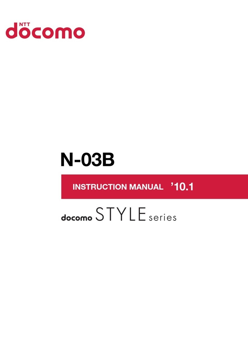 Docomo Style N-03B instruction manual