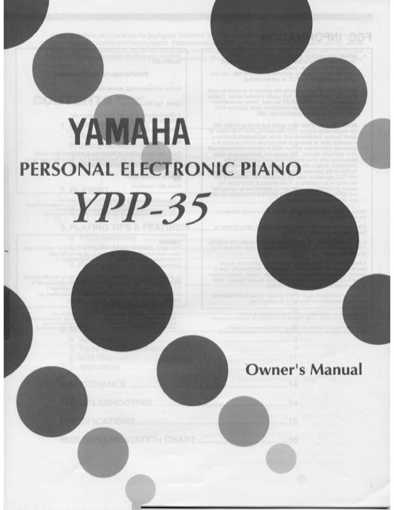 Yamaha YPP-35 User manual