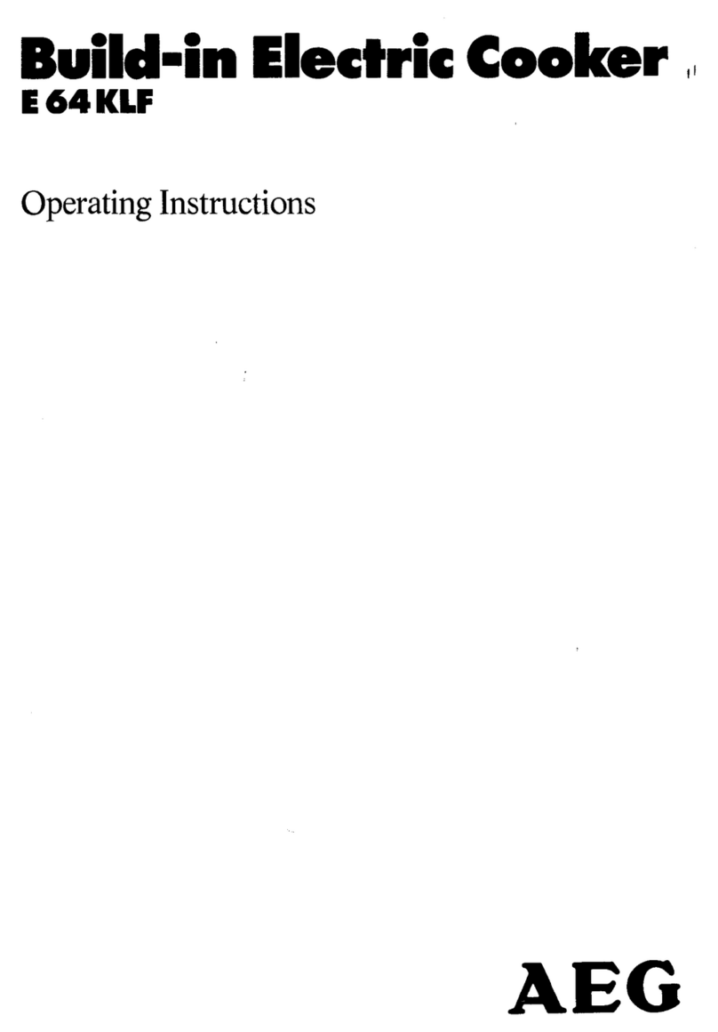 AEG E 64 KLF User manual
