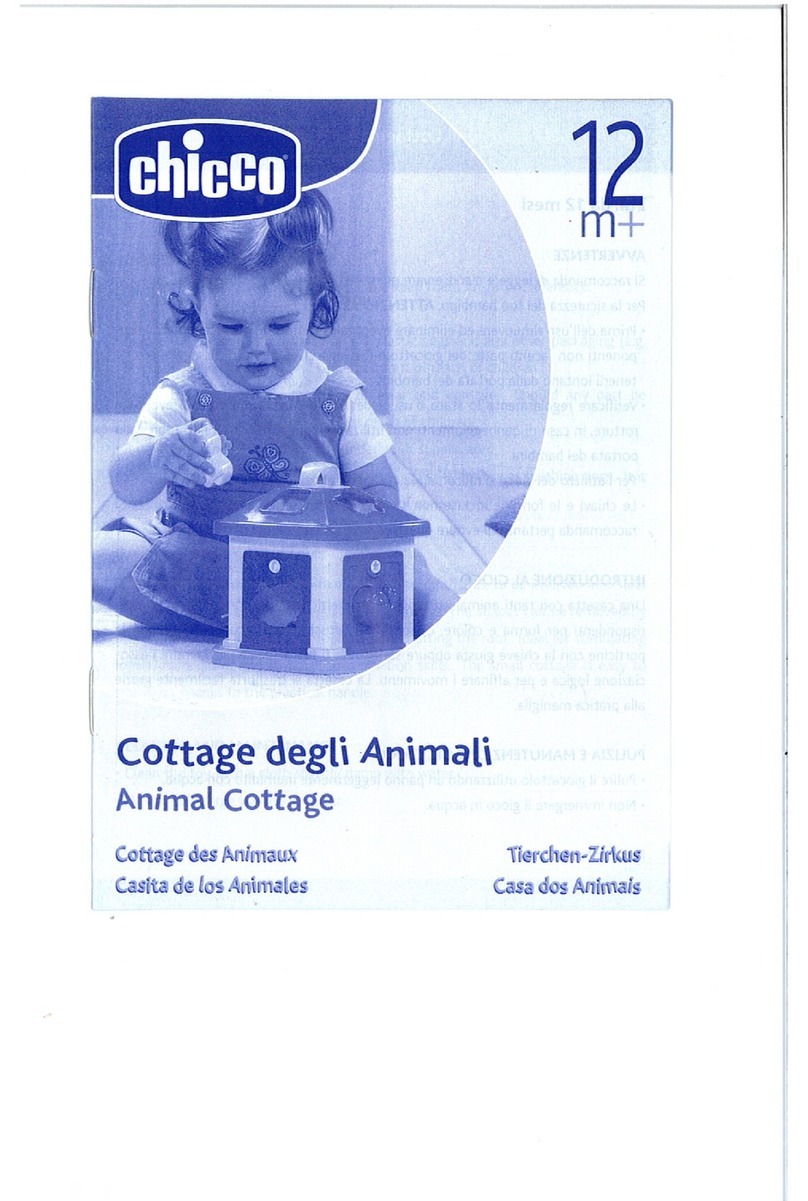 Chicco ANIMAL COTTAGE instruction manual