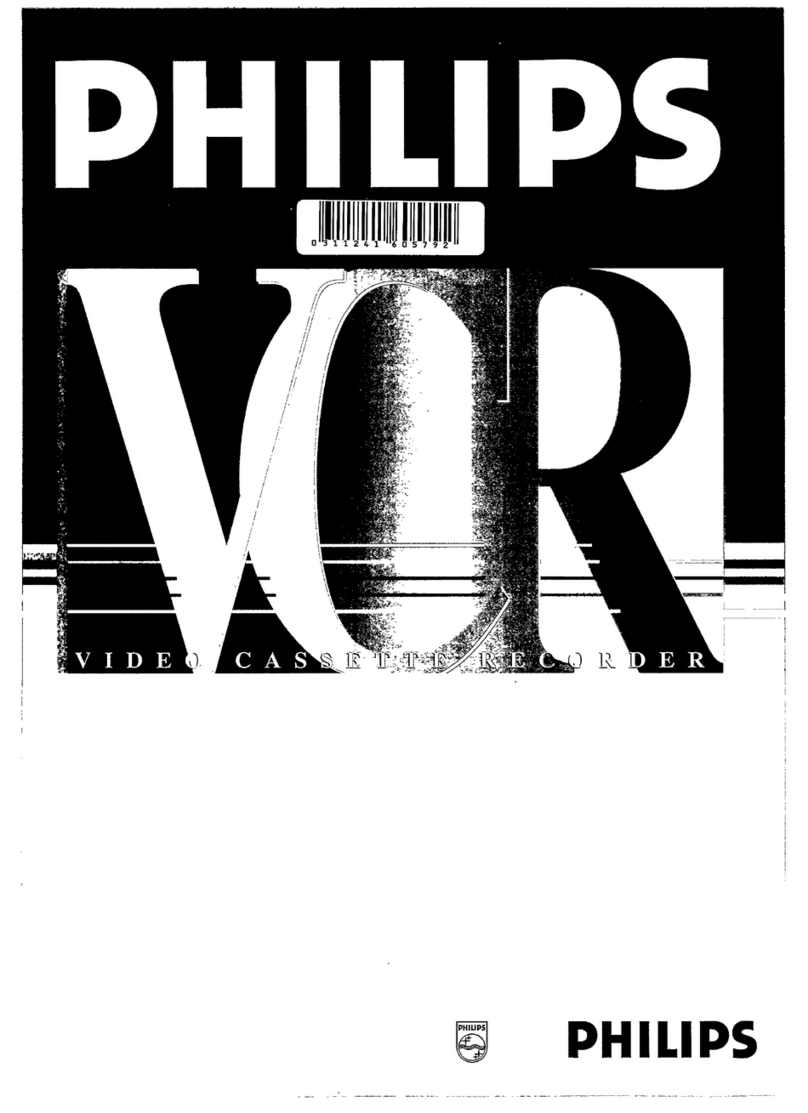 Philips VR 757 User manual