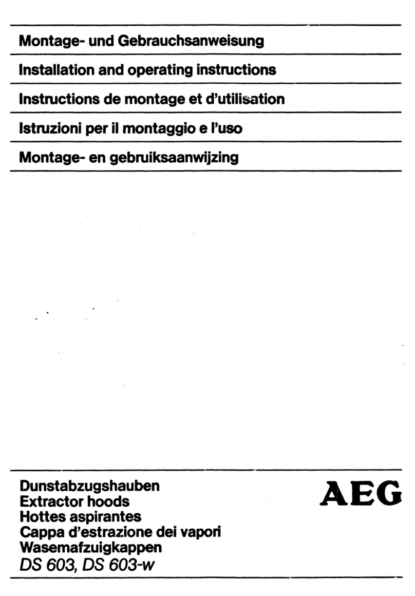 AEG DS 603-w User manual
