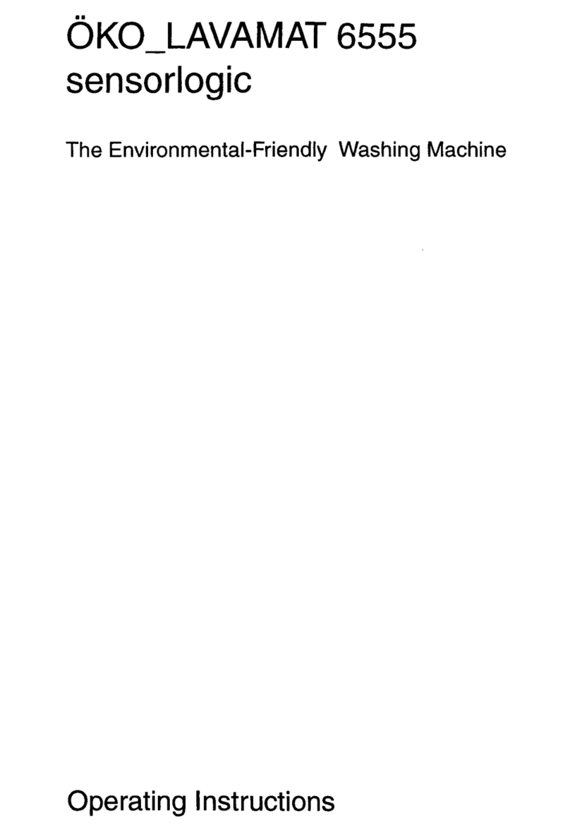 AEG OKO Lavamat 6555 Sensorlogic User manual