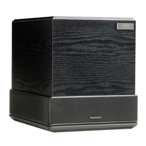 Panasonic SBW500 - SUBWOOFER SYS operating instructions Panasonic SBW500 - SUBWOOFER SYS operating instructions