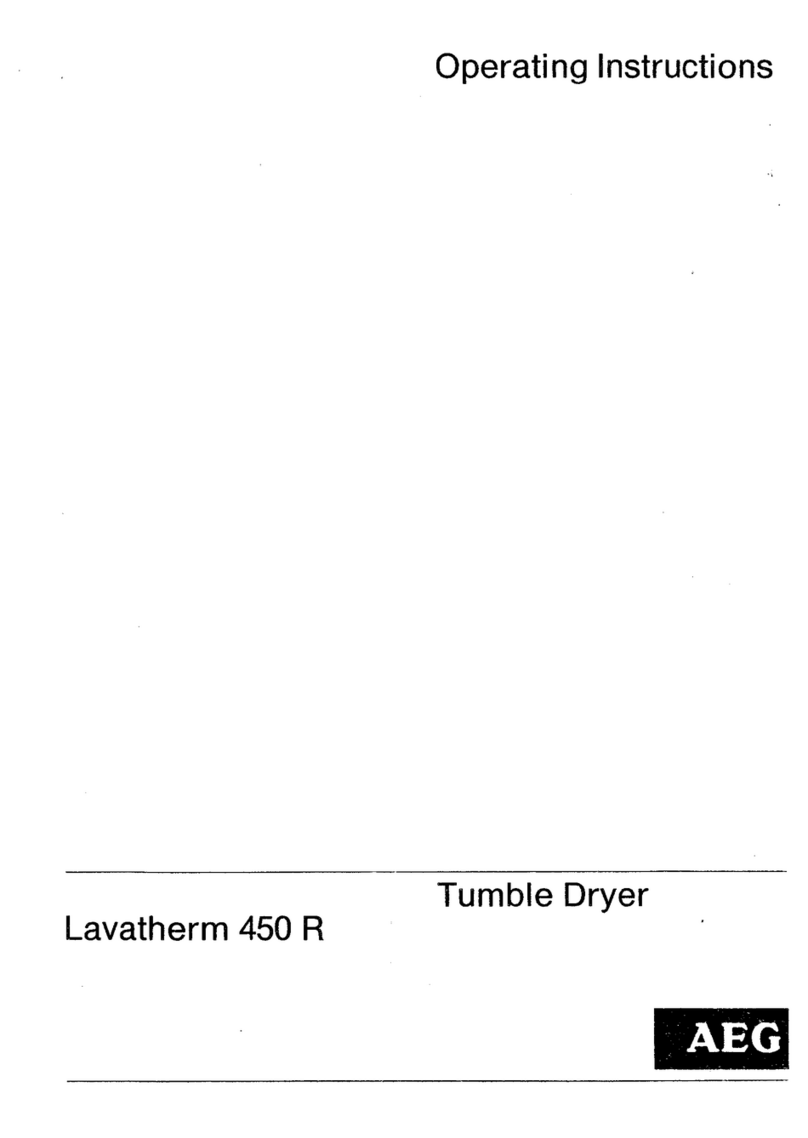 AEG Lavatherm 450 R operating instructions