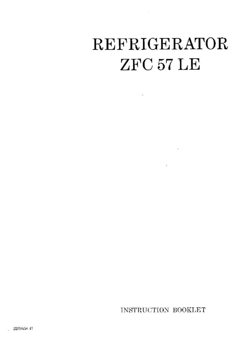 Zanussi ZFC 57 LE User manual
