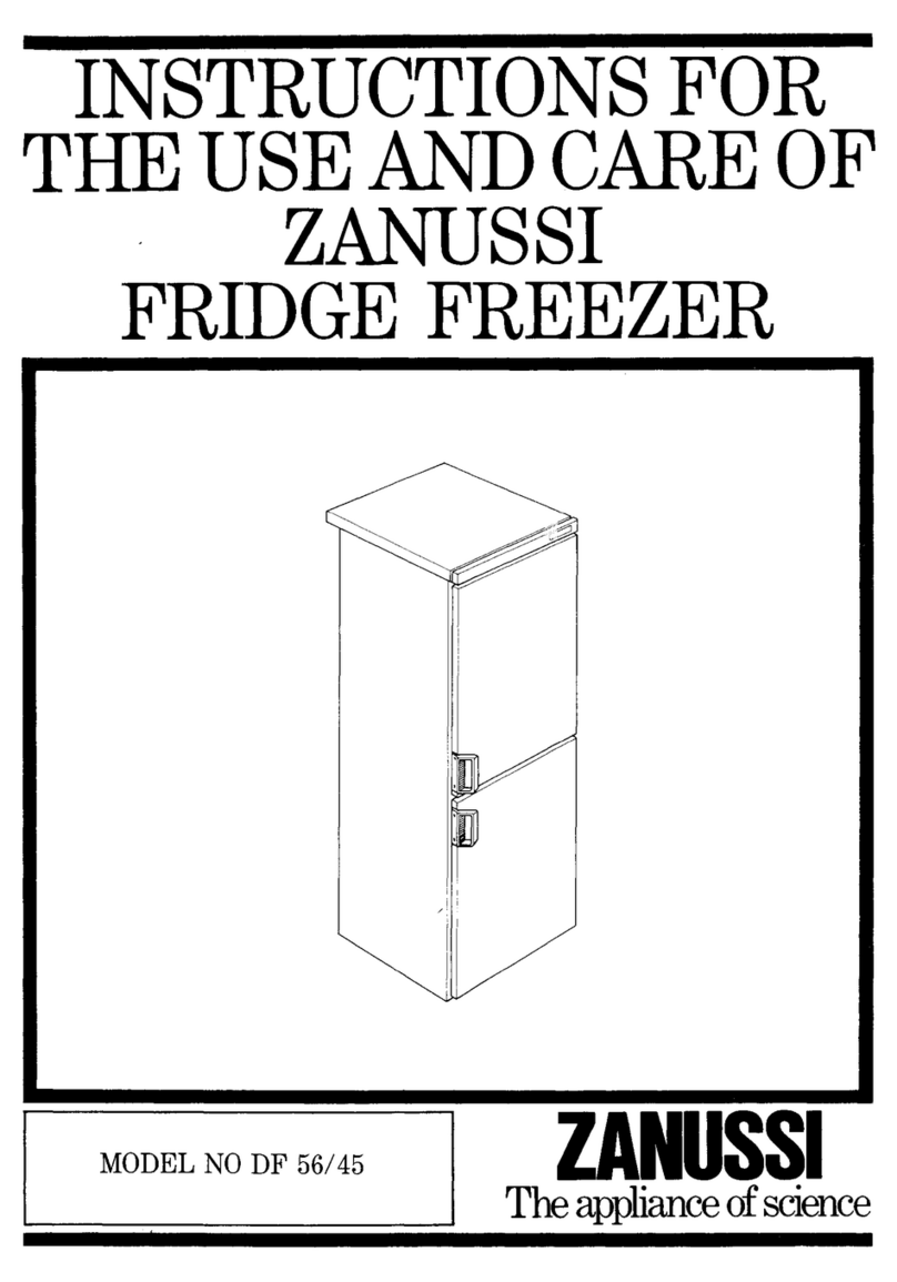 Zanussi DF56 Instruction booklet