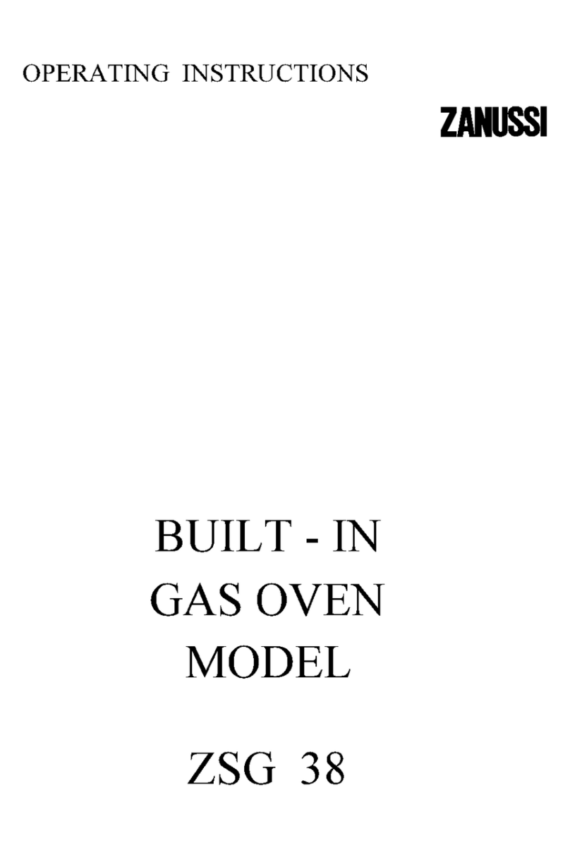 Zanussi ZSG 38 User manual