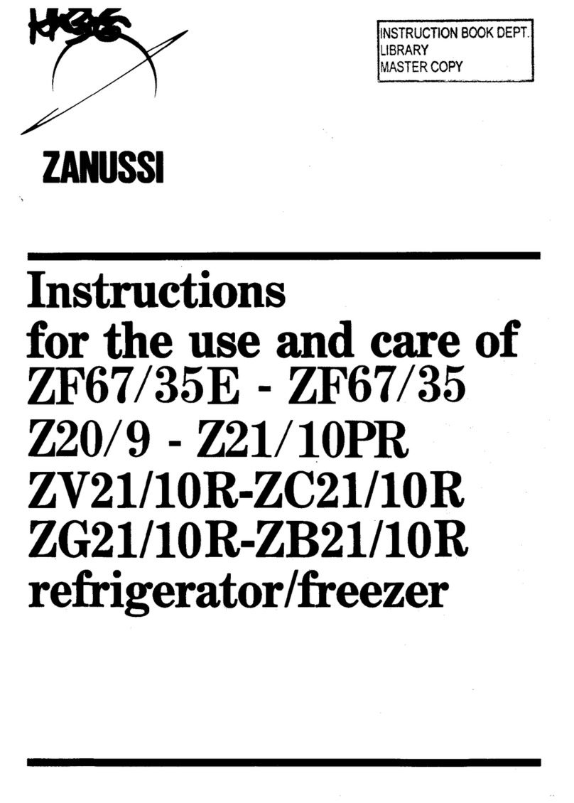 Zanussi ZF67/35E Instructions for use