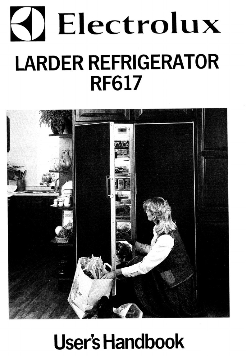 Electrolux RF617 Instruction Manual