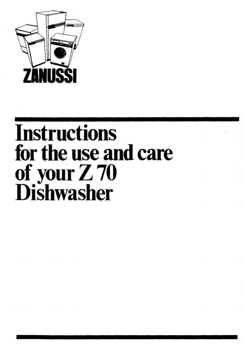 Zanussi Z 70 Assembly instructions