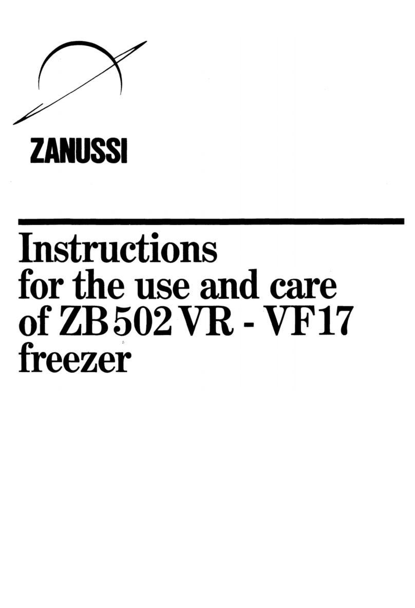 Zanussi ZB502 VR Instructions for use