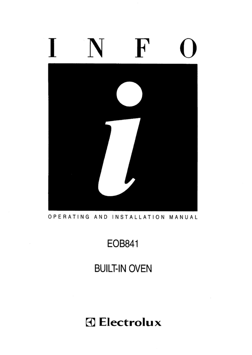 Electrolux EOB841 Specification sheet
