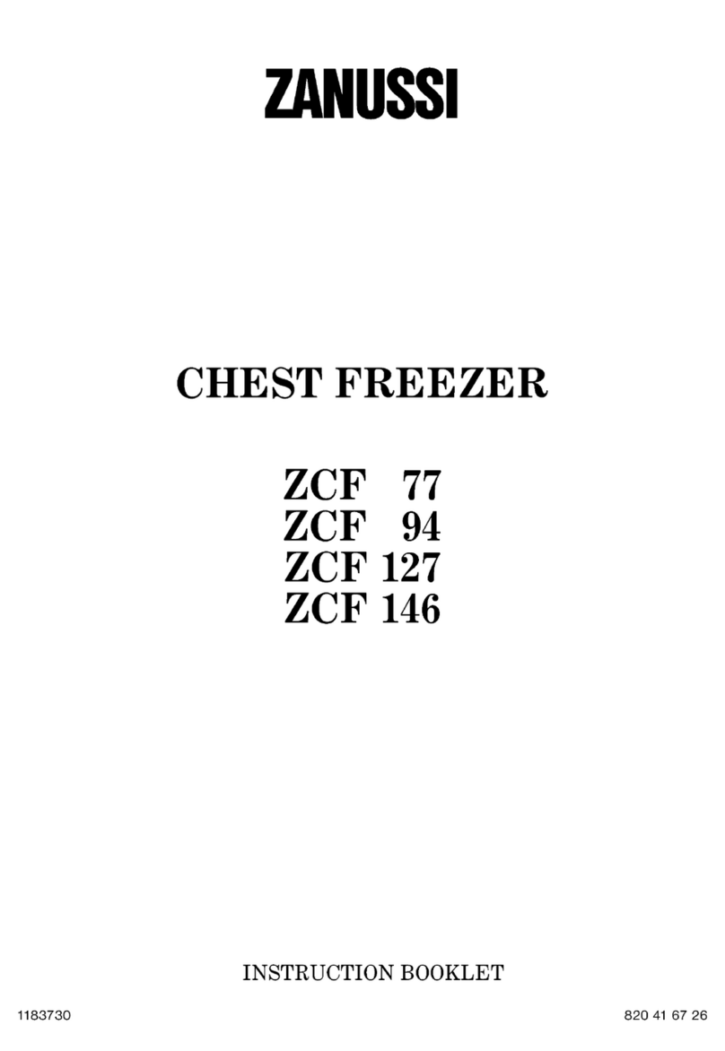 Zanussi ZCF 146 User manual