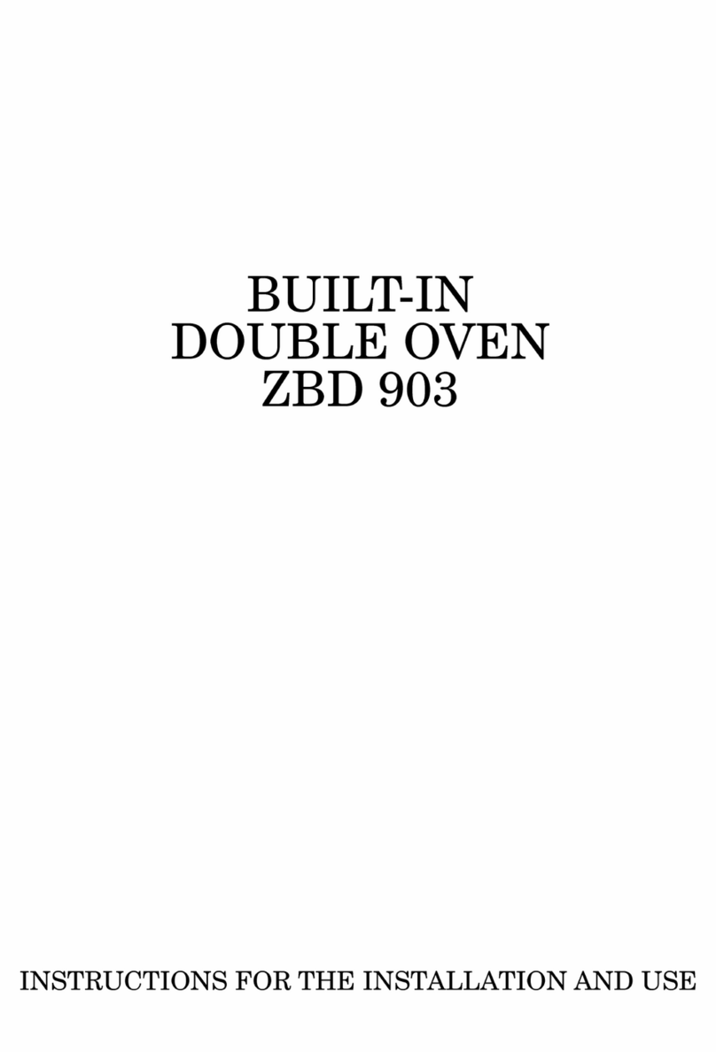 Zanussi ZBD 903 User manual