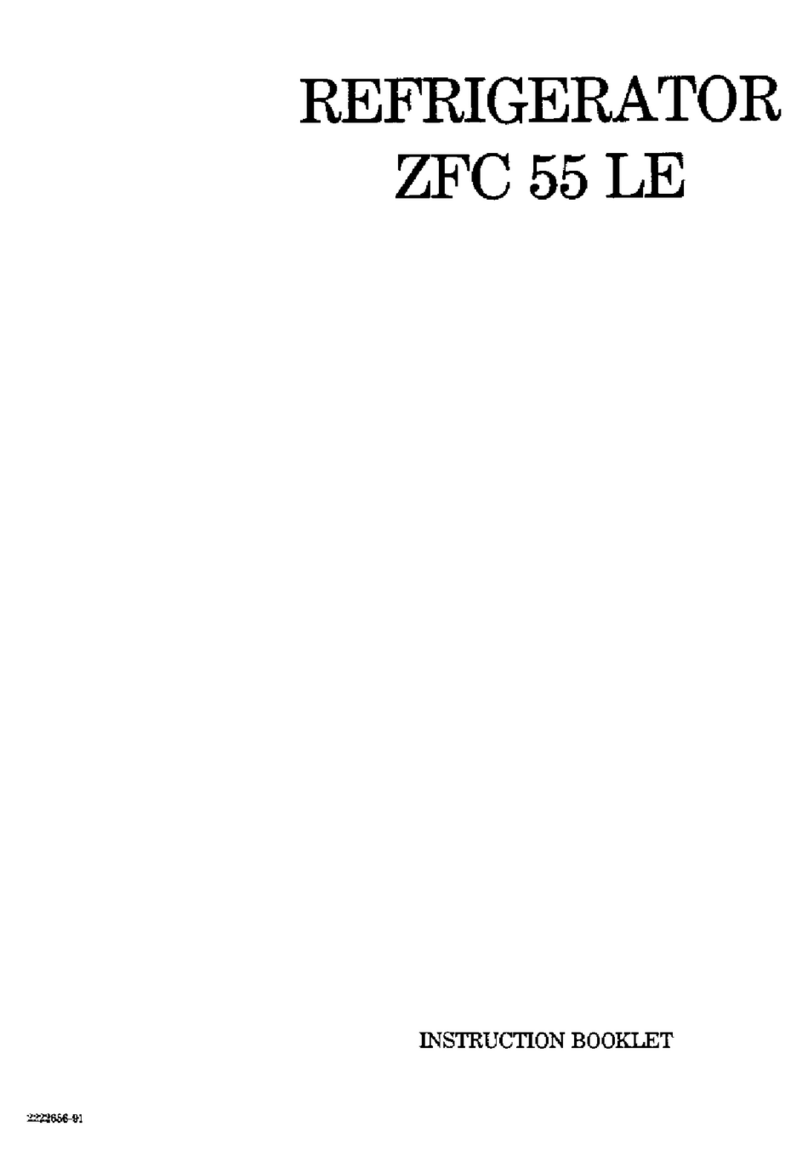 Zanussi ZFC 55 LE Instruction booklet