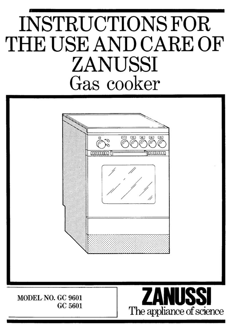 Zanussi GC 5601 User manual Zanussi GC 5601 User manual