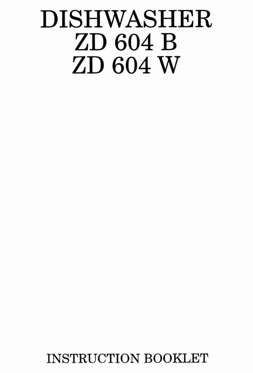 Zanussi ZD 604 B User manual
