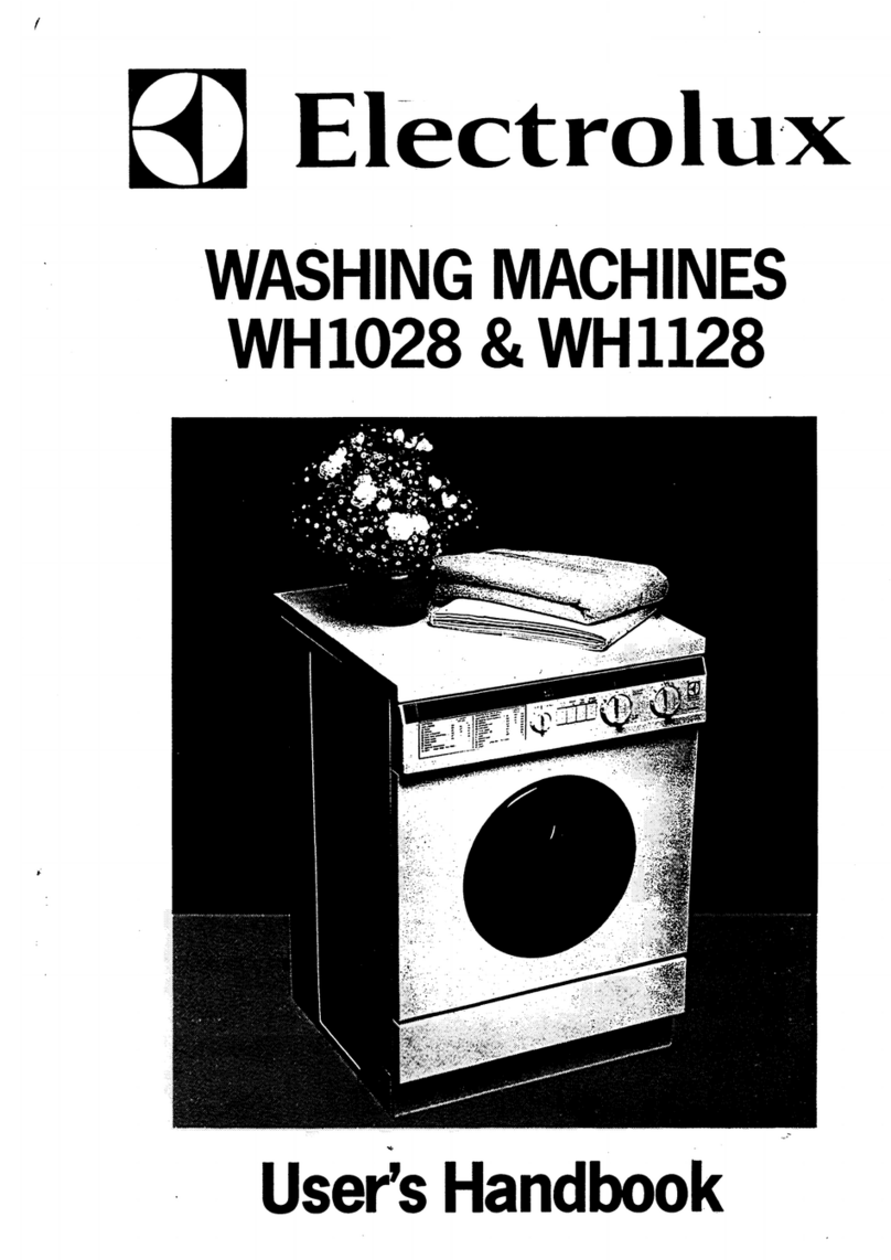 Electrolux WH1128 User handbook