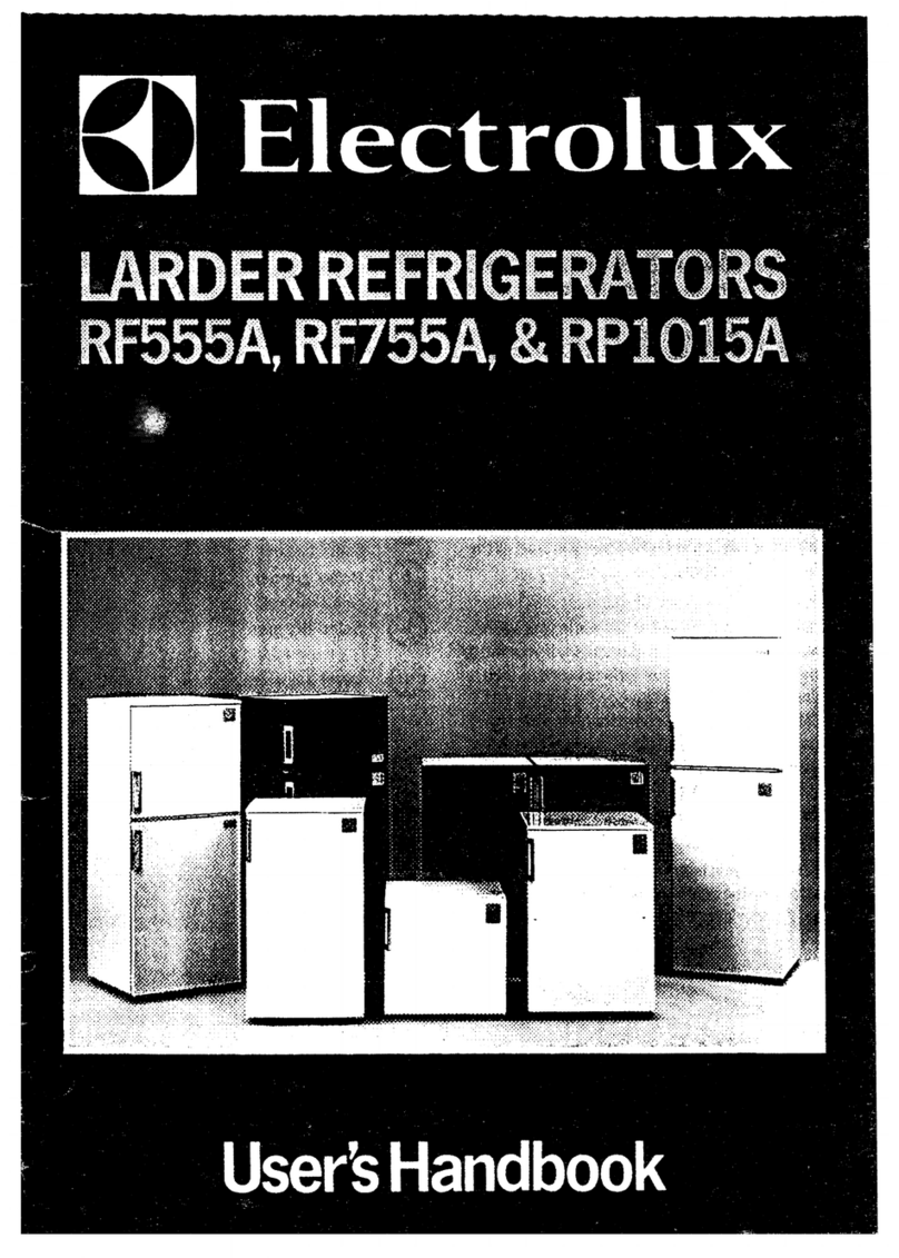 Electrolux RF555A User handbook