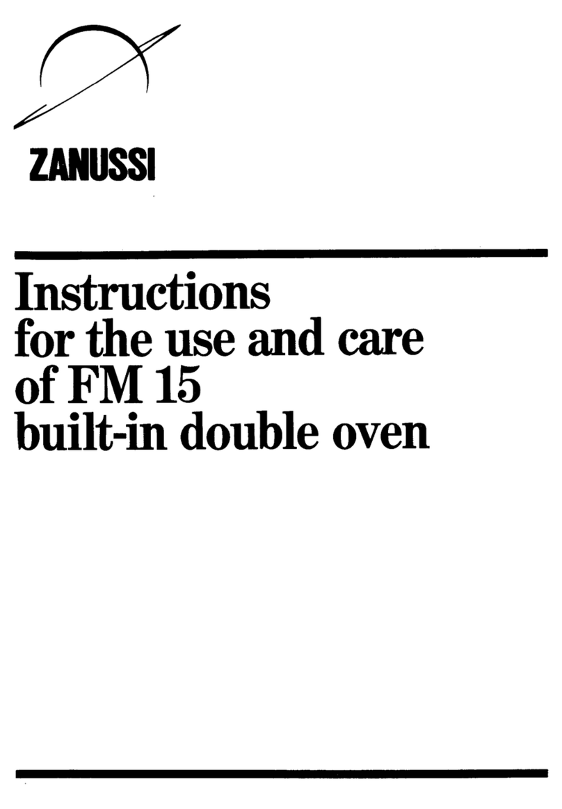 Zanussi FM 15 Instructions for use and care