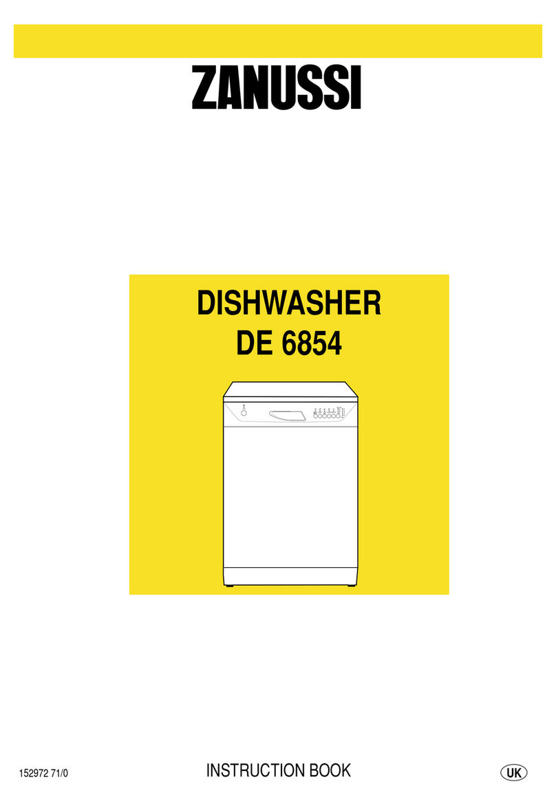 Zanussi DE 6854 User manual Zanussi DE 6854 User manual