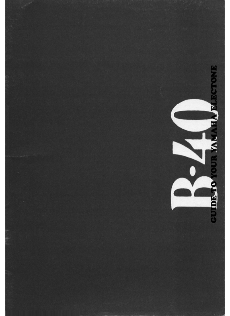 Yamaha Electone B-40 Guide
