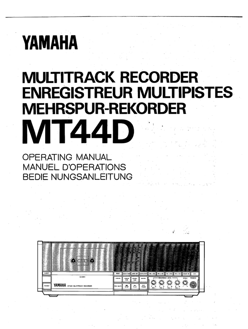 Yamaha MT44D operating manual