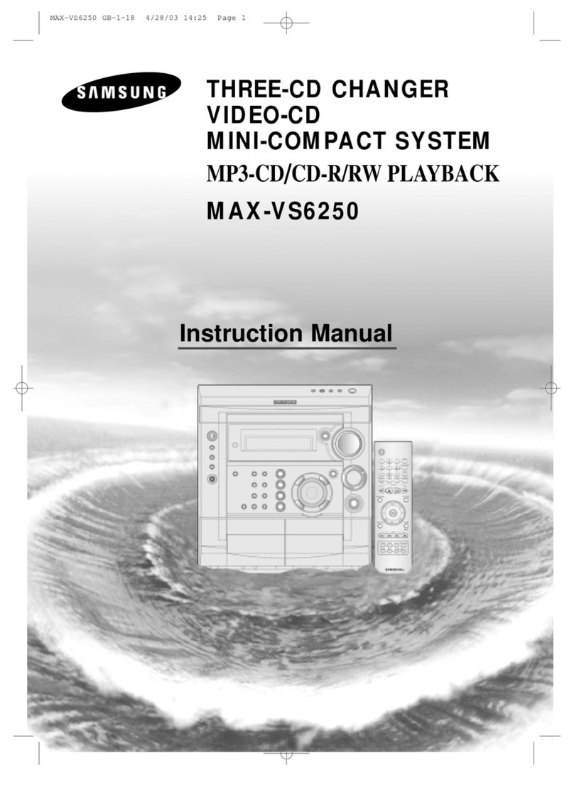 Samsung MAX-VS6250 instruction manual