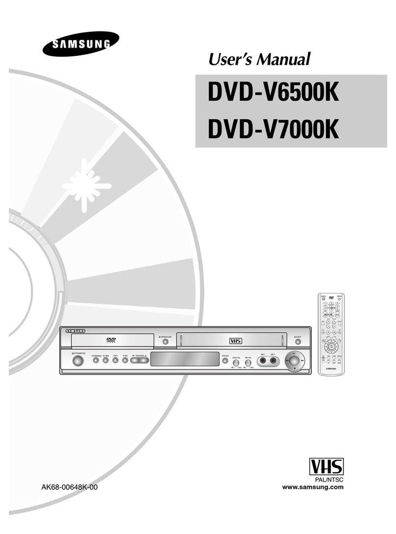 Samsung DVD-V6500K user manual