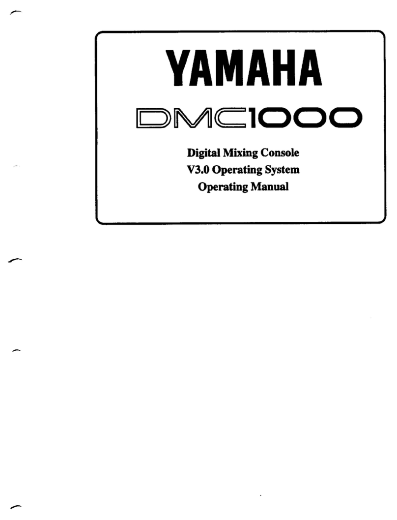 Yamaha DMC1000 operating manual