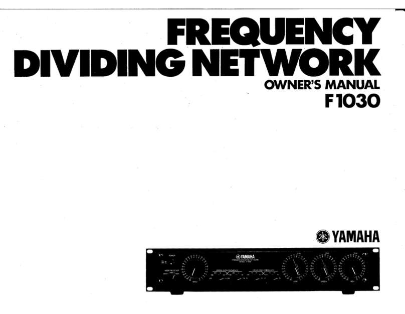 Yamaha F1030 User manual