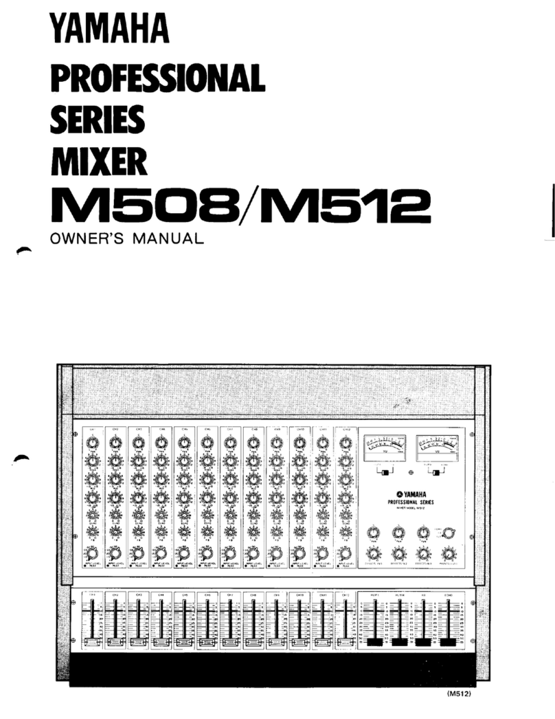 Yamaha M508 owner's manual