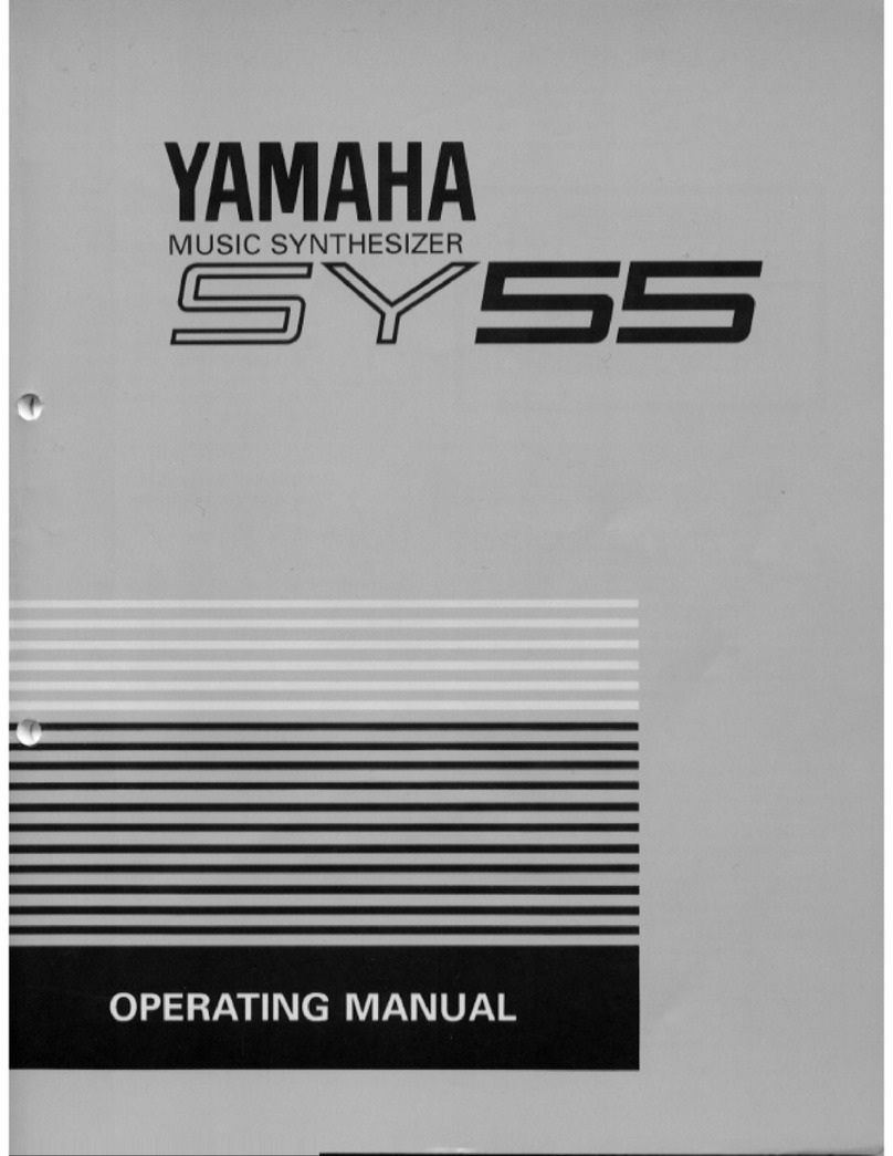 Yamaha SY55 User manual Yamaha SY55 User manual