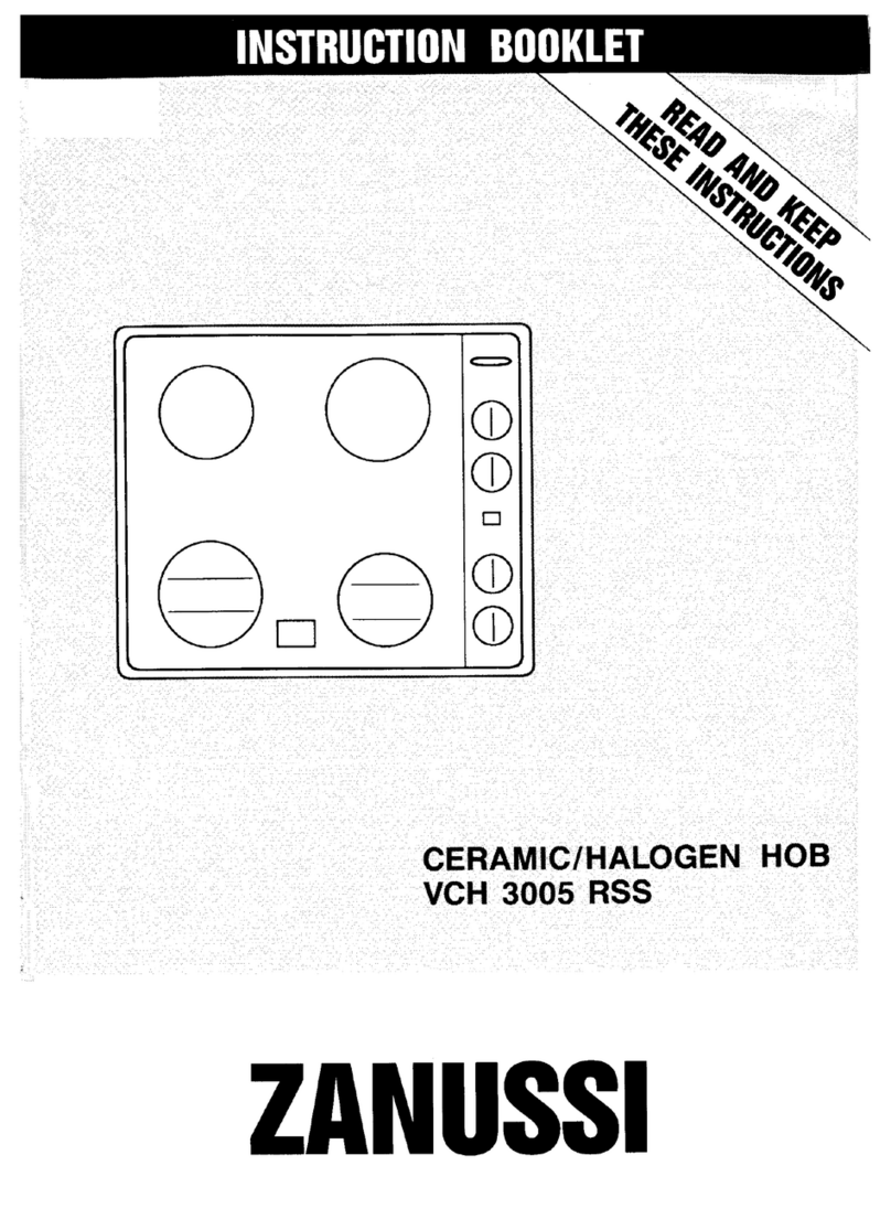 Zanussi VCH 3005 RSS User manual