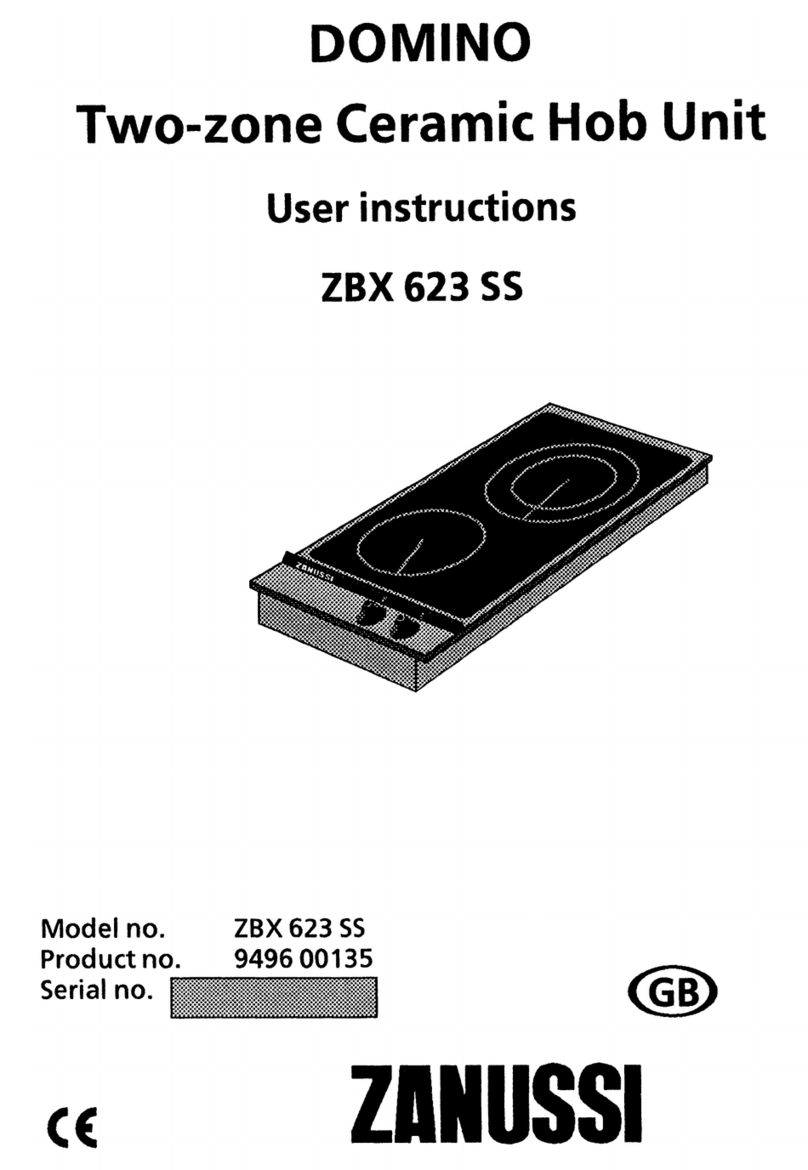 Zanussi DOMINO ZBX 623 SS User manual Zanussi DOMINO ZBX 623 SS User manual