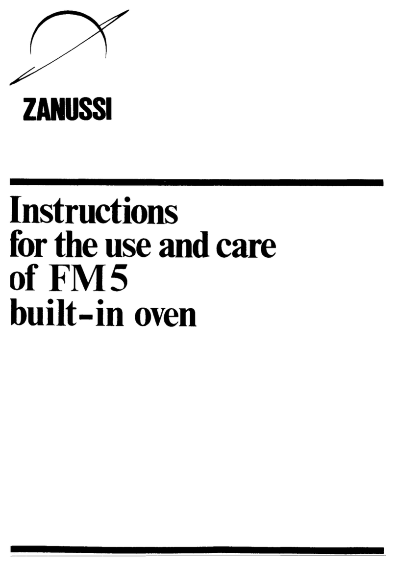 Zanussi FM5 Instructions for use and care