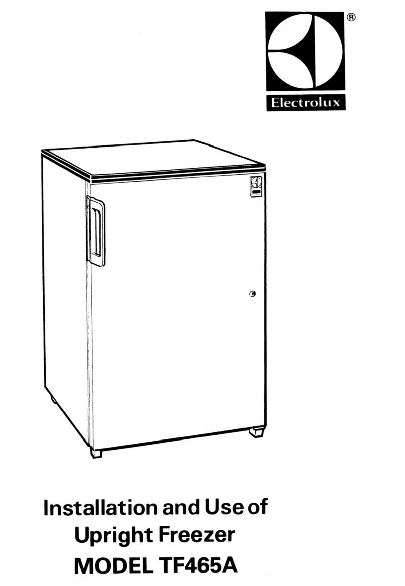 Electrolux TF465A Quick start guide