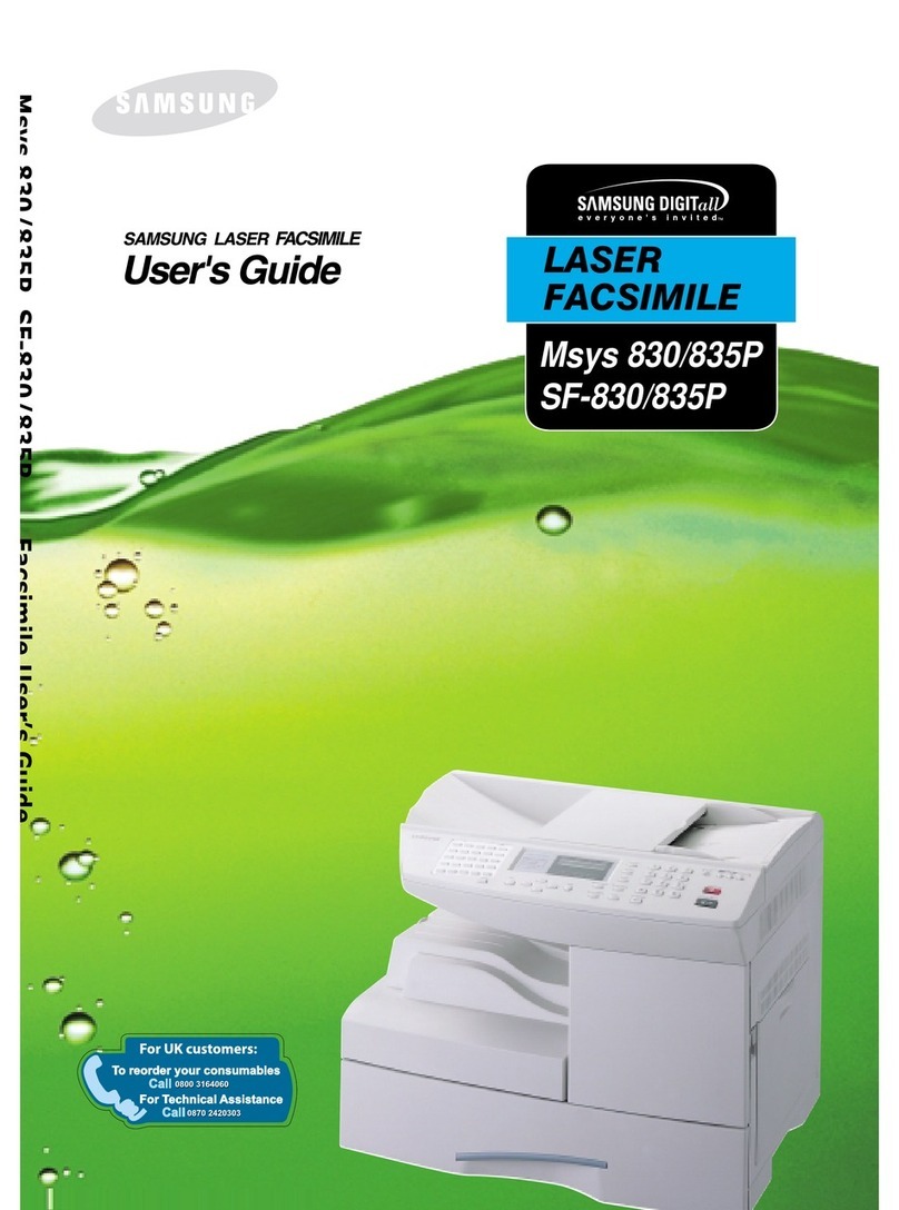 Samsung Msys 830 User manual