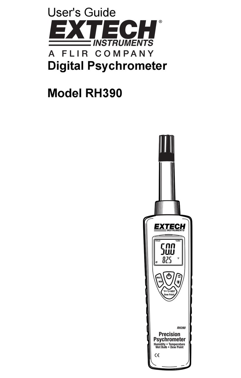 Extech Instruments RH390 User manual